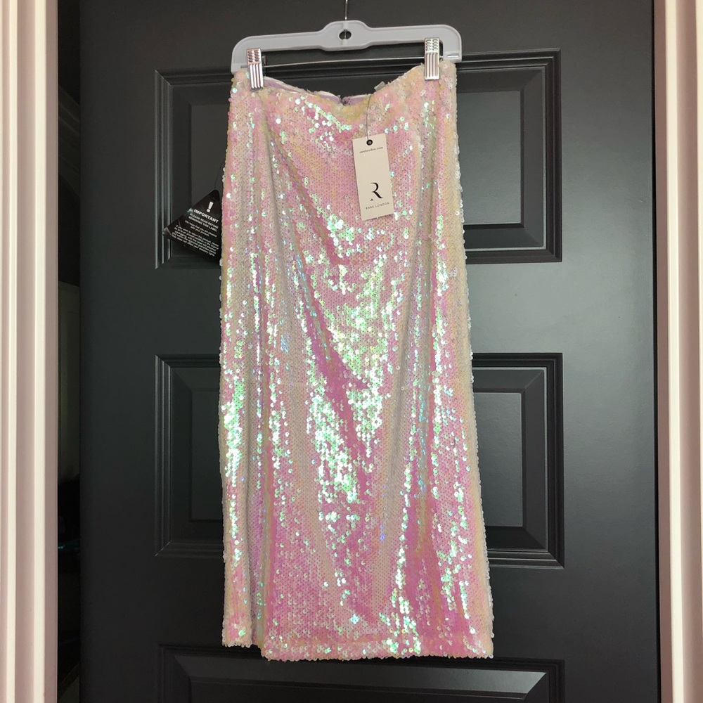 Rare London NWT Sequin Midi Pencil Skirt